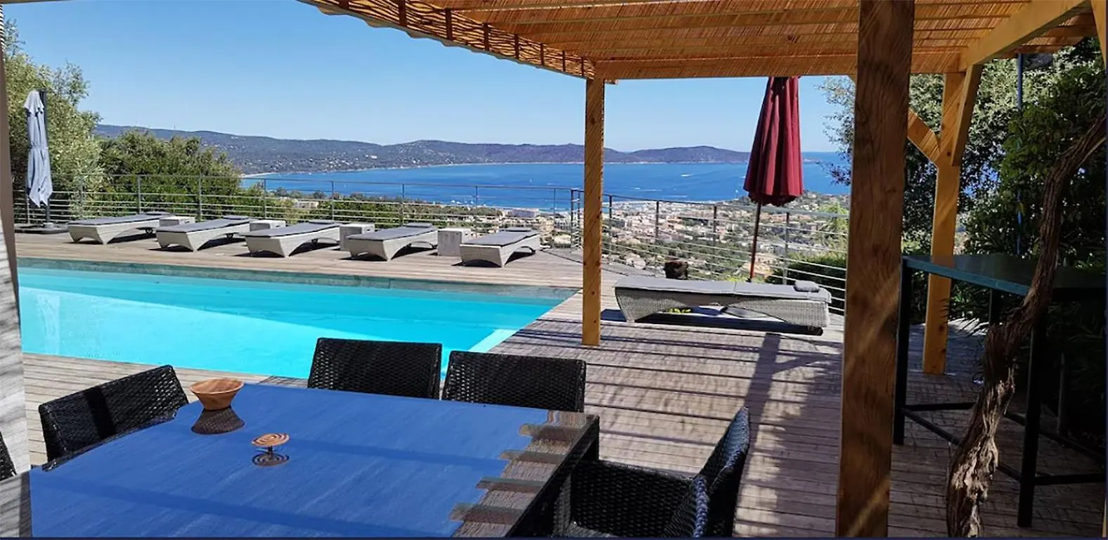 Villa Luxueuse Moderne Avec Piscine & Recemment Renovee, Vue Mer Exceptionnelle! Cavalaire-sur-Mer Prázdninový dům